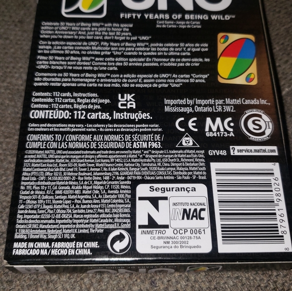 2 Mattel Uno Card Game *NEW* - Picture 3 of 5
